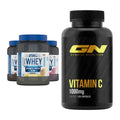 Basis-Set: Applied Nutrition Critical Whey + GN Vitamin C Health Line – alle enthaltenen Artikel