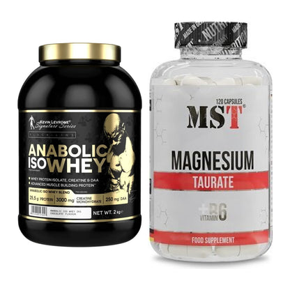 Basis-Set: Kevin Levrone Anabolic Iso Whey + MST Magnesium Taurat – alle enthaltenen Artikel