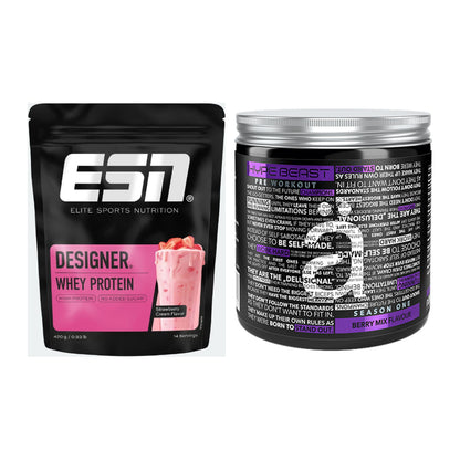 Basis-Set: ESN Designer Whey + Nanosupps Hype Beast – alle enthaltenen Artikel