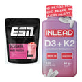 Basis-Set: ESN Designer Whey + INLEAD Vitamin D3 + K2 + Magnesium – alle enthaltenen Artikel