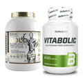 Basis-Set: Kevin Levrone Gold Whey + BioTech Vitabolic 30 Tabl. – alle enthaltenen Artikel
