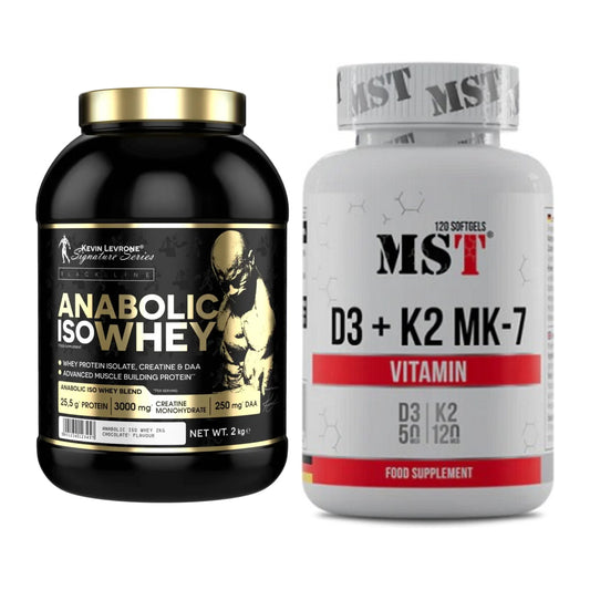 Basis-Set: Kevin Levrone Anabolic Iso + MST Vitamin D3 + K2 + MK-7 – alle enthaltenen Artikel
