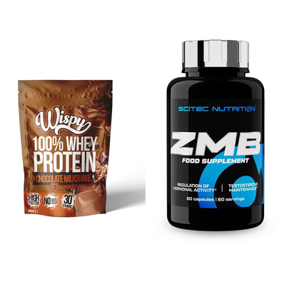 Basis-Set: Wispy Whey 100% + Scitec ZMB – alle enthaltenen Artikel
