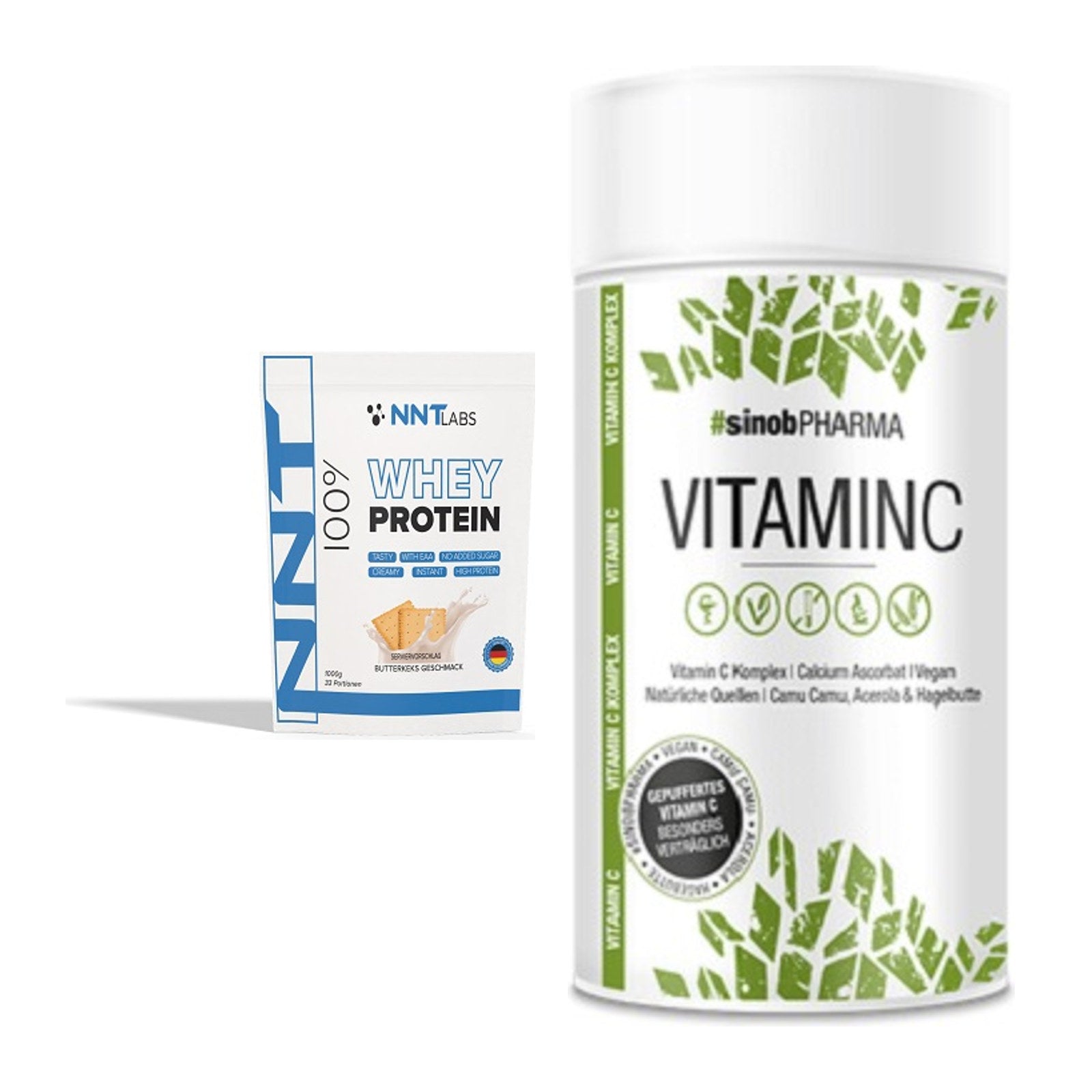 Basis-Set: NNT Whey + Sinob Vitamin C – alle enthaltenen Artikel