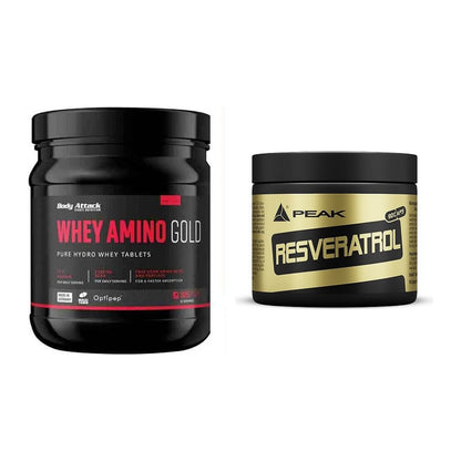 Basis-Set: Body Attack Whey Amino Gold + Peak Resveratrol – alle enthaltenen Artikel