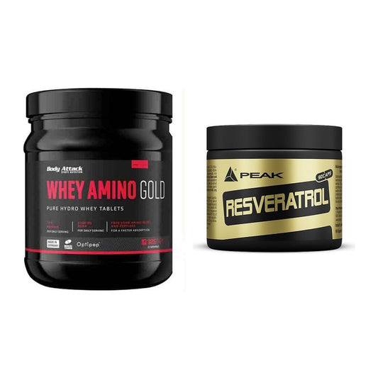 Basis-Set: Body Attack Whey Amino Gold + Peak Resveratrol – alle enthaltenen Artikel