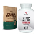 Basis-Set: BioTech Vegan Protein + #GYMJUICE ZINC Bisglycinate – alle enthaltenen Artikel