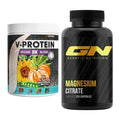 Basis-Set: ProFuel V-Protein Vegan 8K Blend + GN Magnesium Citrate – alle enthaltenen Artikel