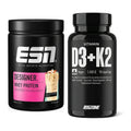 Basis-Set: ESN Designer Whey + Big Zone Vitamin D3 + K2 – alle enthaltenen Artikel
