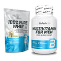 Basis-Set: BioTech 100% Pure Whey + BioTech Multivitamin for Men 60 – alle enthaltenen Artikel