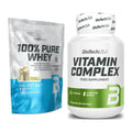 Basis-Set: BioTech 100% Pure Whey + BioTech Vitamin Complex – alle enthaltenen Artikel