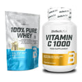 Basis-Set: BioTech 100% Pure Whey + BioTech Vitamin C 1000 30 Tabl. – alle enthaltenen Artikel