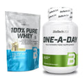 Basis-Set: BioTech 100% Pure Whey + BioTech One A Day 100 Tabl. – alle enthaltenen Artikel