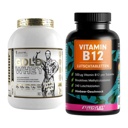 Basis-Set: Kevin Levrone Gold Whey + ProFuel Vitamin B12 240 – alle enthaltenen Artikel