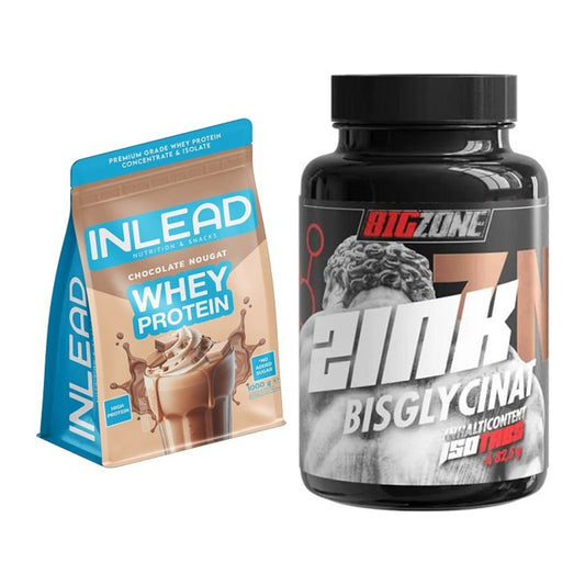 Basis-Set: INLEAD Whey Protein + Big Zone Zink Bisglycinat – alle enthaltenen Artikel