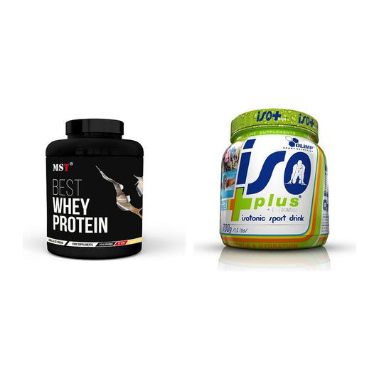 Basis-Set: MST Best Whey Protein + Olimp Iso Plus – alle enthaltenen Artikel