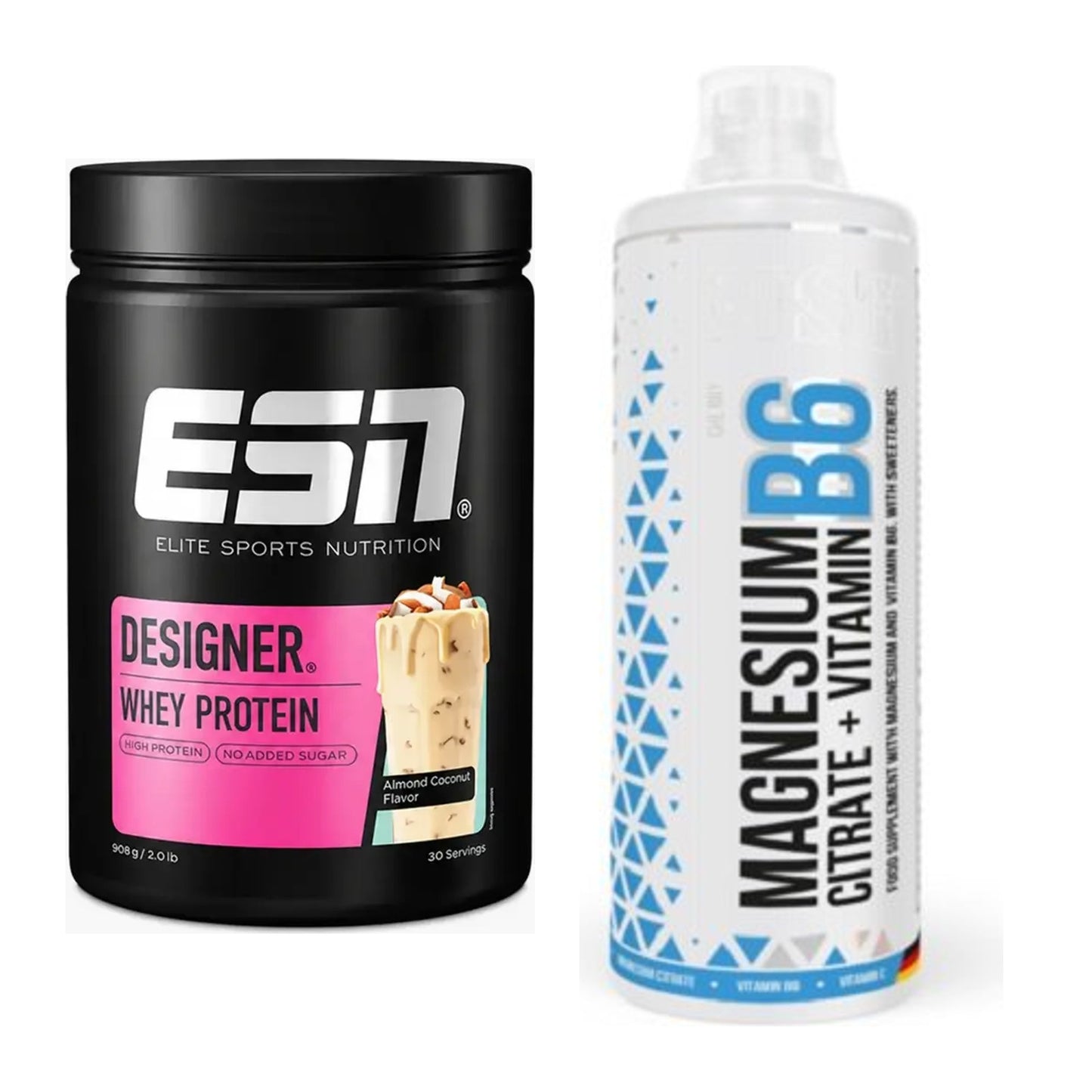 Basis-Set: ESN Designer Whey + MST Magnesium B6 – alle enthaltenen Artikel