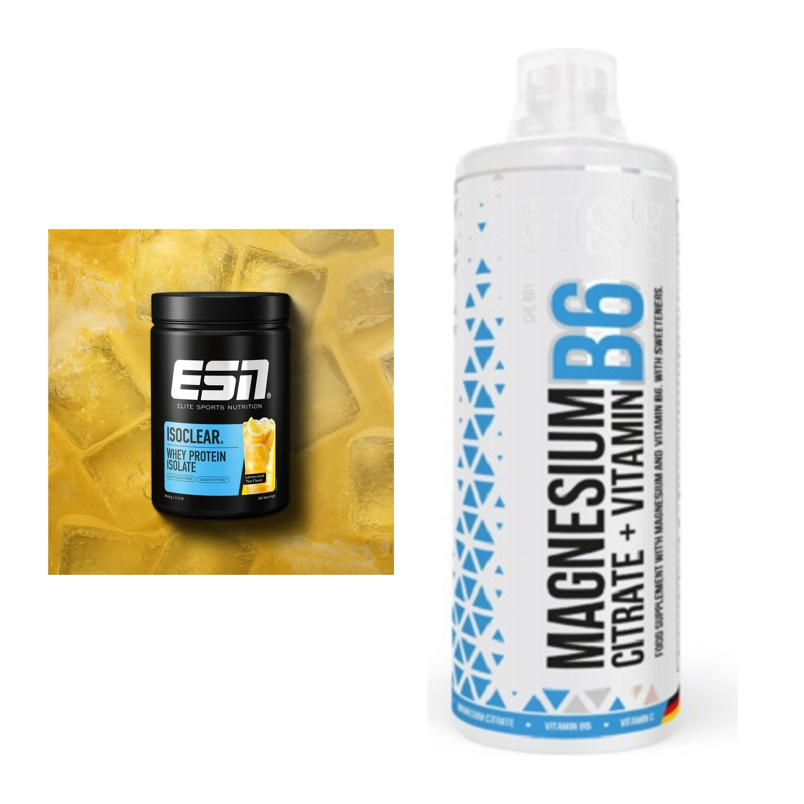 Basis-Set: ESN ISOCLEAR Whey Isolate + MST Magnesium B6 – alle enthaltenen Artikel