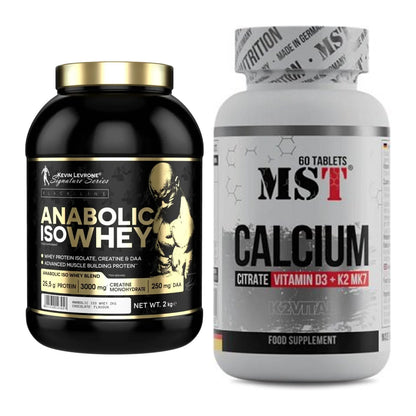 Basis-Set: Kevin Levrone Anabolic Iso + MST Calcium Citrate D3 – alle enthaltenen Artikel