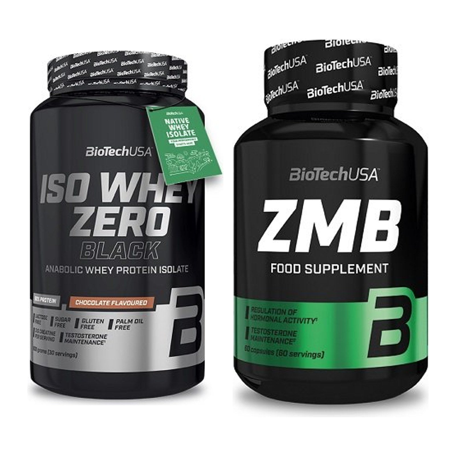 Basis-Set: BioTech Iso Whey Zero Black + BioTech ZMB – alle enthaltenen Artikel
