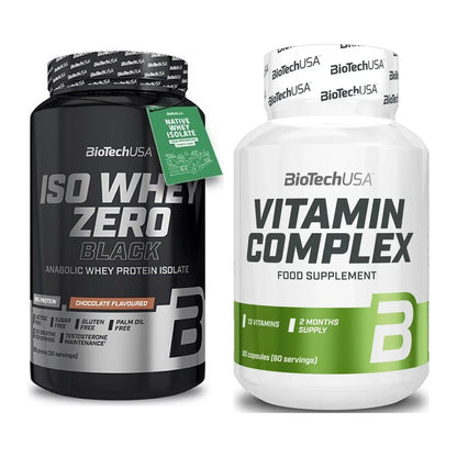 Basis-Set: BioTech Iso Whey Zero Black + BioTech Vitamin Complex – alle enthaltenen Artikel
