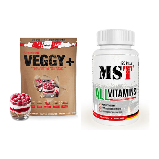 Basis-Set: Sinob VEGGY + VEGAN PROTEIN + MST All Vitamins 120 Tabl. – alle enthaltenen Artikel