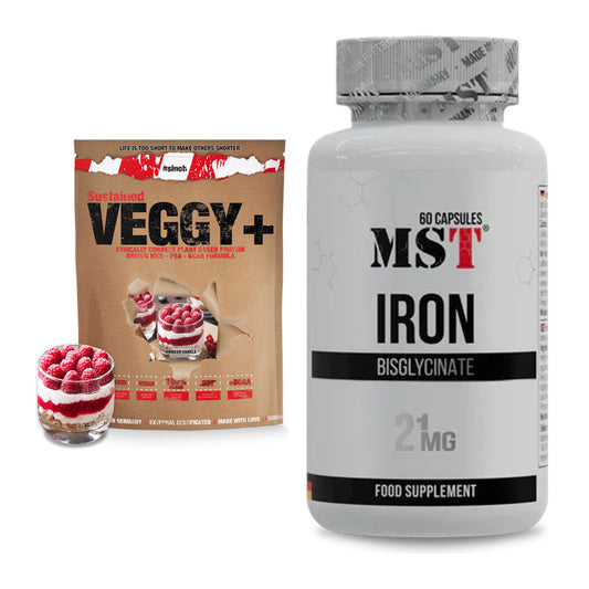 Basis-Set: Sinob VEGGY + VEGAN PROTEIN + MST Iron Bisglycinate – alle enthaltenen Artikel