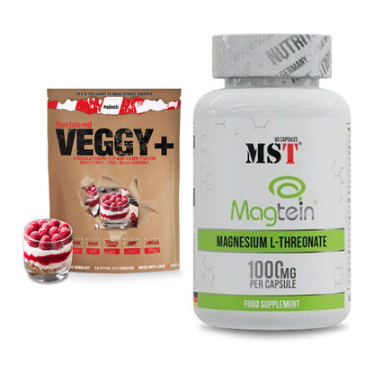 Basis-Set: Sinob VEGGY + VEGAN PROTEIN + MST Magnesium L-Threonate – alle enthaltenen Artikel