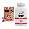 Basis-Set: Sinob VEGGY + VEGAN PROTEIN + MST Niacin – alle enthaltenen Artikel