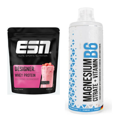 Basis-Set: ESN Designer Whey + MST Magnesium B6 – alle enthaltenen Artikel