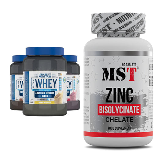 Basis-Set: Applied Nutrition Critical + MST Zinc Chelate – alle enthaltenen Artikel