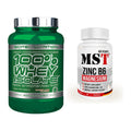 Basis-Set: Scitec Whey Isolate + MST Zinc + Magnesium + B6 60 – alle enthaltenen Artikel