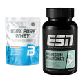 Basis-Set: BioTech 100% Pure Whey + ESN Magnesium Bisglycinat – alle enthaltenen Artikel