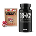 Basis-Set: Sinob VEGGY + VEGAN PROTEIN + Big Zone Vitamin D3 + K2 – alle enthaltenen Artikel
