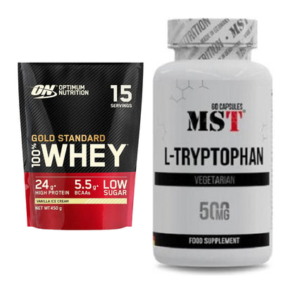Basis-Set: ON Whey Gold Standard + MST Tryptophan 500mg – alle enthaltenen Artikel
