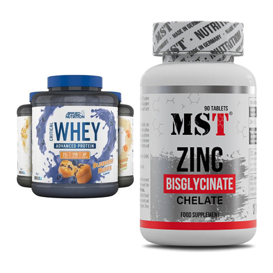 Basis-Set: Applied Nutrition Critical + MST Zinc Chelate – alle enthaltenen Artikel