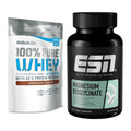 Basis-Set: BioTech 100% Pure Whey + ESN Magnesium Bisglycinat – alle enthaltenen Artikel