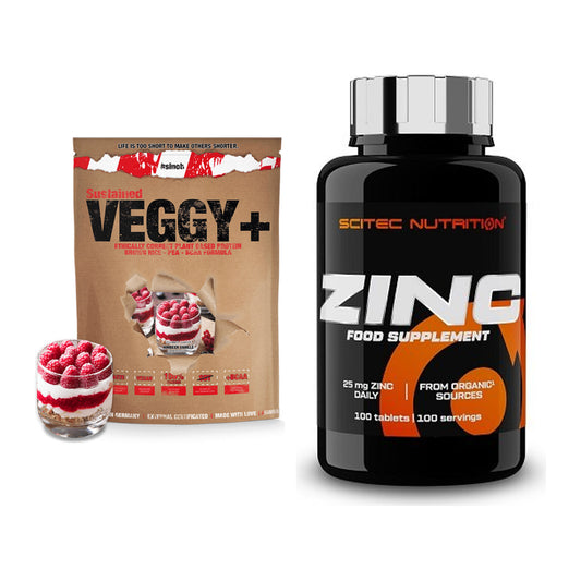 Basis-Set: Sinob VEGGY + VEGAN PROTEIN + Scitec Zinc – alle enthaltenen Artikel