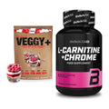 Basis-Set: Sinob VEGGY + VEGAN PROTEIN + BioTech L-Carnitine + Chrome – alle enthaltenen Artikel