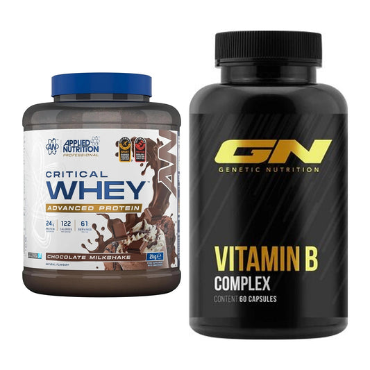 Basis-Set: Applied Nutrition Critical Whey + GN Vitamin B-Complex – alle enthaltenen Artikel