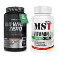 Basis-Set: BioTech Iso Whey Zero Black + MST Vitamin C 1000 + Zinc 100 – alle enthaltenen Artikel