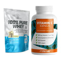 Basis-Set: BioTech 100% Pure Whey + ProFuel Vitamin C gepuffert – alle enthaltenen Artikel