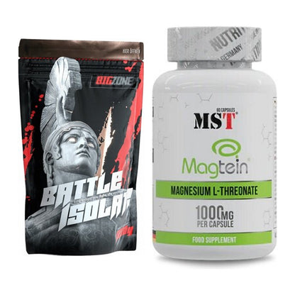 Basis-Set: Big Zone Battle Isolate + MST Magnesium L-Threonate Magtein – alle enthaltenen Artikel