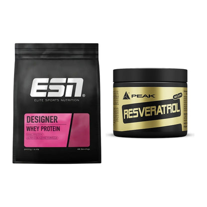 Basis-Set: ESN Designer Whey + Peak Resveratrol – alle enthaltenen Artikel