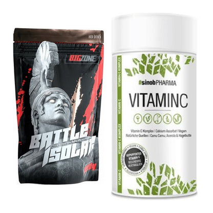 Basis-Set: Big Zone Battle Isolate + Sinob Vitamin C – alle enthaltenen Artikel