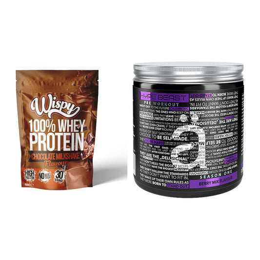 Basis-Set: Wispy Whey 100% + Nanosupps Hype Beast – alle enthaltenen Artikel