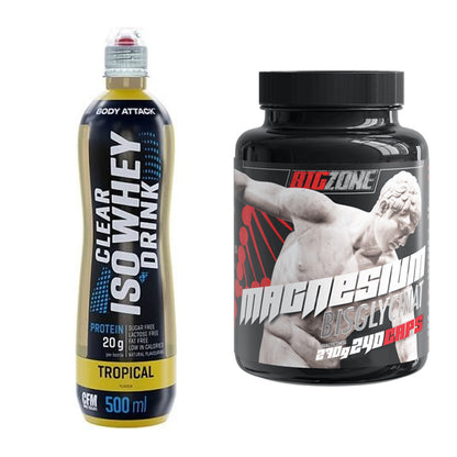 Basis-Set: Body Attack Clear Iso Whey + Big Zone Magnesium – alle enthaltenen Artikel