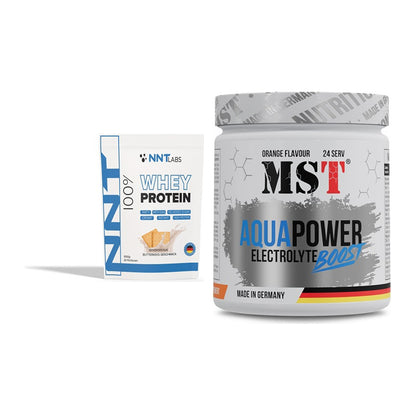 Basis-Set: NNT Whey + MST Aqua Power Electrolyte Boost – alle enthaltenen Artikel