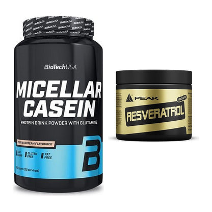Basis-Set: BioTech Micellar Casein + Peak Resveratrol – alle enthaltenen Artikel