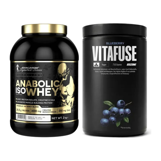 Basis-Set: Kevin Levrone Anabolic Iso Whey + Big Zone Vitafuse – alle enthaltenen Artikel
